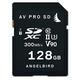 Angelbird AV PRO SDXC Speicherkarte - 128 GB [UHS-II, Class 10, U3 Standard | bis zu 300MB/s Lese- und 260MB/s Schreibgeschwindigkeit] - AVP128SD