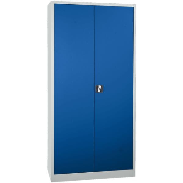 Gürkan Stahlschrank mit Flügeltüren 82 x 180 cm blau, 82x180x38 cm Image