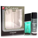 Lomani For Men By Lomani Gift Set - 3.4 Oz Eau De Toilette Spray + 6.7 Oz Deodorant Spray --