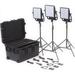 Litepanels Astra 6X Traveler Bi-Color Trio 3-Light Kit with V-Mount Battery Plates 935-3202