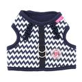 Pinkaholic New York NAQA-AH7202 Hunde Weste, Ziggy Harness, Small, dunkelblau