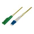 DIGITUS AL-9E2000LC-03I – Glasfaserkabel OS2 – 3 m – E2000 (APC) zu LC (UPC) – Duplex LWL Kabel – 1/10 Gbit/s – SM Singlemode Glasfaser LAN Kabel – Fasertyp: 9/125 µ – Gelb (Yellow)