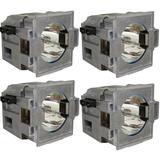 Original Lamp & Housing for the Barco CLM R10+ (4-pack) Projector - 240 Day Warranty