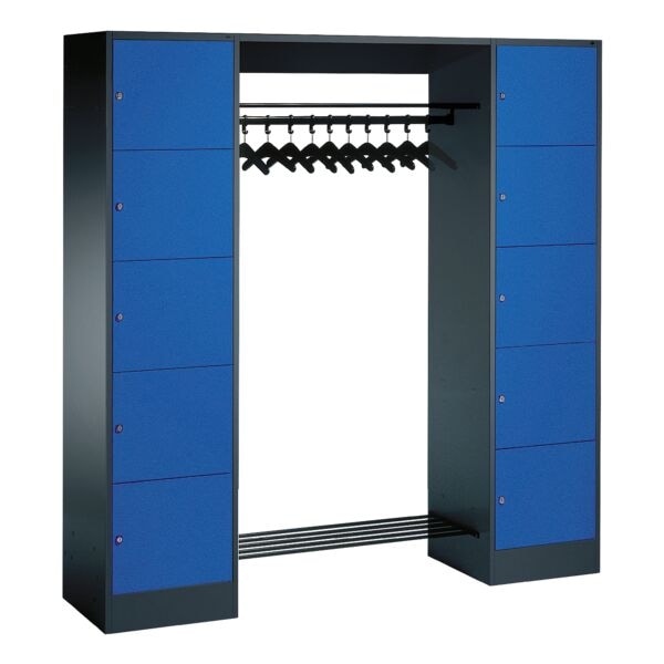 CP Offene Garderobe schwarz, 187x195x48 cm Image