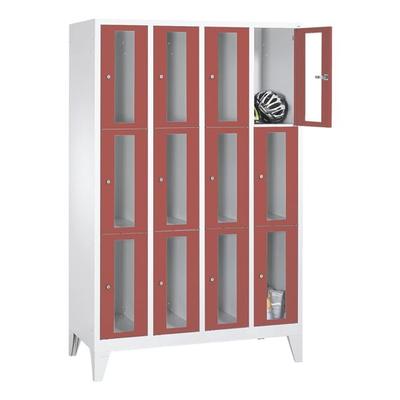 CP Fächerschrank »Classic A« rot, 119x185x50 cm