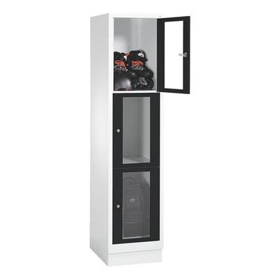 CP Fächerschrank »Classic A« schwarz, 42x180x50 cm