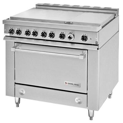 Garland 36ES39 Heavy-Duty Electric Range with 6 Boiler Top Sections and Storage Base - 240V, 1 Phase, 12 kW