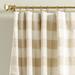 Buffalo Check Drapery Panel - Spa/Ivory, 52"W x 96"L - Ballard Designs Spa/Ivory 52"W x 96"L - Ballard Designs