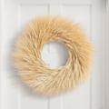 Golden Wheat Wreath - 22" dia. - Grandin Road