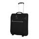 Travelite Onboard Cabin Luggage by Travelite - Practical 2-Wheel Suitcases with 2 Spacious Front Pockets, Black (Schwarz), 52 cm