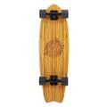 Two Bare Feet 'The Buddy' 31in Pintail Bamboo Series Premium Longboard Skateboard (Black wheels)