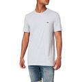 Lacoste Men's Crew Neck Short Sleeve T-Shirt, Grey (Silver Chine), 3 (Manufacturer Size: S)