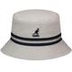 Kangol Stripe Lahinch Bucket Hat, Grey, Large