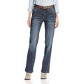 Wrangler Women's Aura Instantly Slimming Mid Rise Boot Cut Jean - Blue - 16