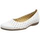 Gabor Casual, Women's Closed Toe Ballet Flats, White (Weiss), 5.5 UK (38.5 EU)