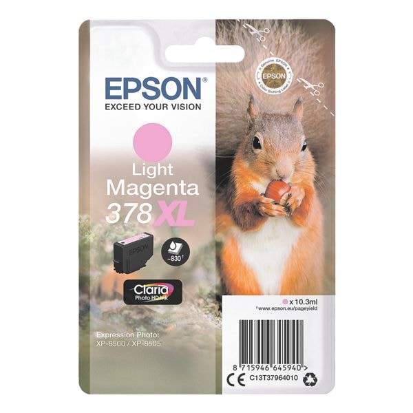 Epson Tintenpatrone Singlepack »378XL« magenta (hell) pink