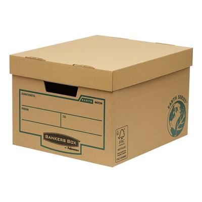 »Budget Box« Archiv-Container 10 Stück braun, Bankers Box Earth Series, 32.6x25.7x39.6 cm