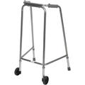 Aidapt Standard Extra Large Frame Adult Adjustable Height Aluminium Lightweight Walking Frame with Wheels and Anti Slip Ferrule Feet to Aid Stability and Confidence when Walking Aid