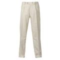 Alexanders of London Single Pleated Linen Trousers - Beige - Size 56/32
