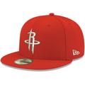 "Men's New Era Red Houston Rockets Official Team Color 59FIFTY Fitted Hat"