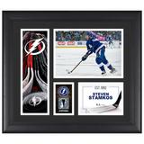 Steven Stamkos Tampa Bay Lightning Framed 15" x 17" Player Collage with a Piece of Game-Used Puck