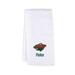 Infant White Minnesota Wild Personalized Burp Cloth