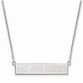 Women's San Jose Sharks Sterling Silver Small Bar Necklace