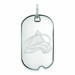 Women's Colorado Avalanche Sterling Silver Small Dog Tag