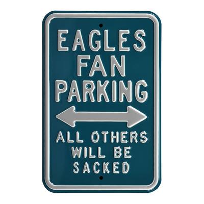 Midnight Green Philadelphia Eagles 12" x 18" Steel Parking Sign