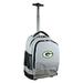 MOJO Gray Green Bay Packers 19'' Premium Wheeled Backpack
