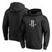 Men's Fanatics Branded Black Houston Rockets Marble Logo Pullover Hoodie