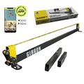 Gibbon SlackRack Classic | Indoor Slackline-System | 2m oder 3m Aufbaulänge | 5cm Breit | Höhe 30cm | Gummierte Füße | Balance-Training & Fitness | Bruchlast 40Kn | Perfekte Freizeitbeschäftigung