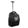 Black Washington Nationals 19'' Premium Wheeled Backpack