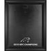 Carolina Panthers 2015 NFC Conference Champions Mahogany Logo Jersey Display Case