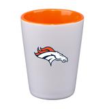 Denver Broncos 2oz. Inner Color Ceramic Cup