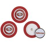 San Francisco 49ers 3-Pack Poker Chip Golf Ball Markers