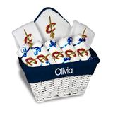 Newborn & Infant White Cleveland Cavaliers Personalized Large Gift Basket