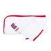 Infant White LA Clippers Personalized Hooded Towel & Mitt Set