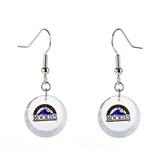 Colorado Rockies Swarovski Pick Off Earrings