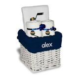 White Utah Jazz Personalized Small Gift Basket