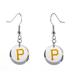 Pittsburgh Pirates Swarovski Pick Off Earrings