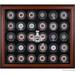 Pittsburgh Penguins 2016 Stanley Cup Champions Mahogany Framed 30-Puck Logo Display Case