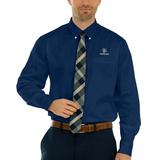 Men's Navy Johns Hopkins Blue Jays Wicked Woven Long Sleeve Button-Down Shirt