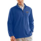 Men's Royal DePaul Blue Demons Flat-Back Rib 1/4-Zip Pullover Sweater