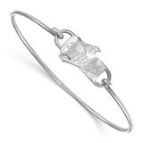 Women's Silver Baltimore Orioles Logo Bangle Bracelet