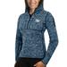 Women's Antigua Navy Nevada Wolf Pack Fortune 1/2-Zip Pullover Sweater
