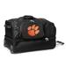 MOJO Clemson Tigers Black 27'' 2-Wheel Drop Bottom Rolling Duffel Bag