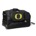 MOJO Oregon Ducks Black 27'' 2-Wheel Drop Bottom Rolling Duffel Bag