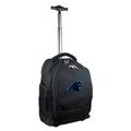 Black Carolina Panthers 19'' Premium Wheeled Backpack