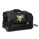 MOJO Pittsburgh Penguins Black 27'' 2-Wheel Drop Bottom Rolling Duffel Bag